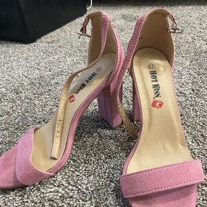 Pink heels